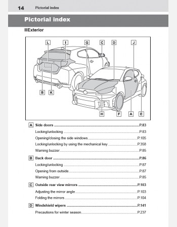 toyota gr yaris 2025 owners manual